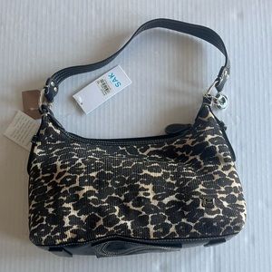 The SAK Animal Print Knit Handbag